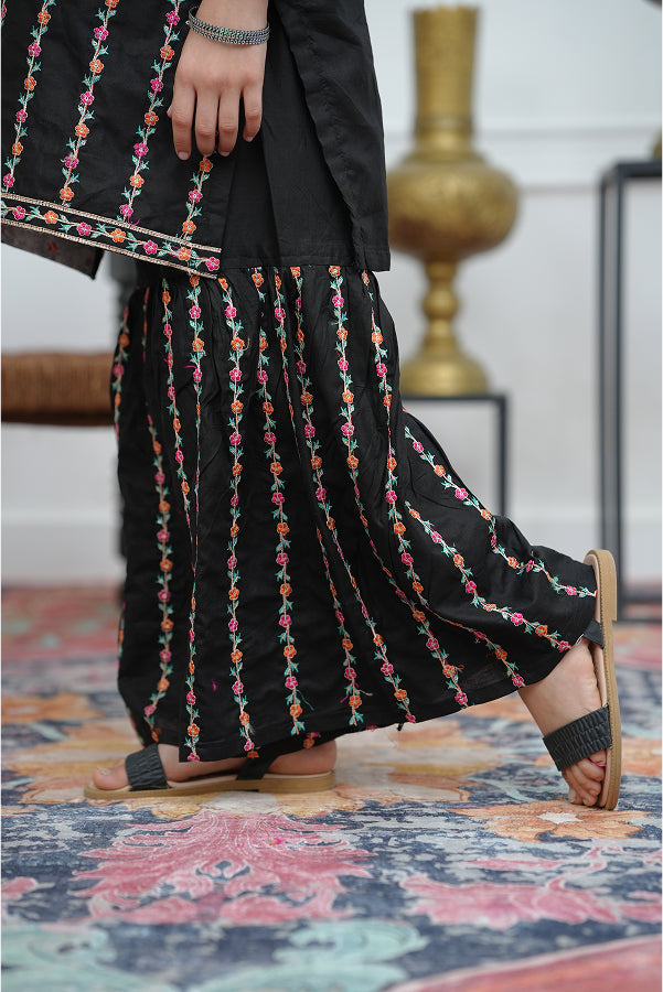 Midnight Bloom Gharara