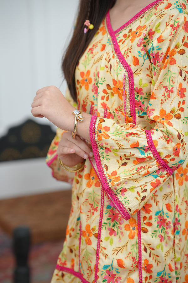 Marigold Sunshine Set (Yellow Floral)