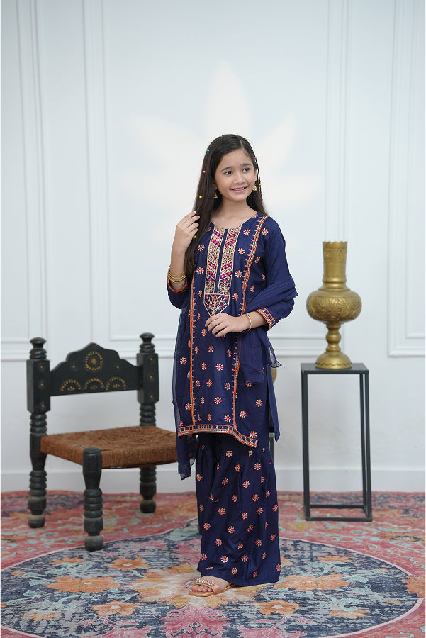 Indigo Bloom Set (Navy Blue)