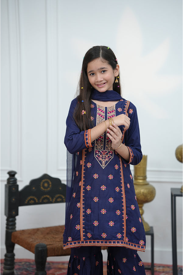 Indigo Bloom Set (Navy Blue)