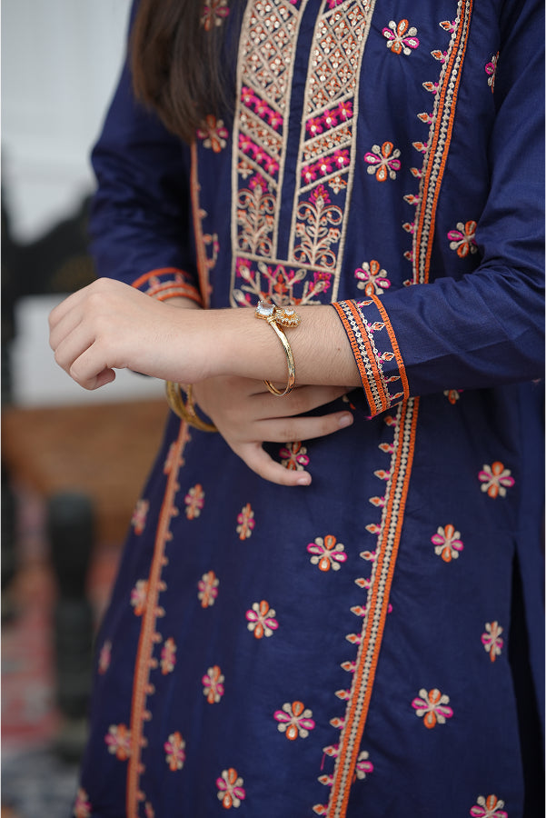 Indigo Bloom Set (Navy Blue)