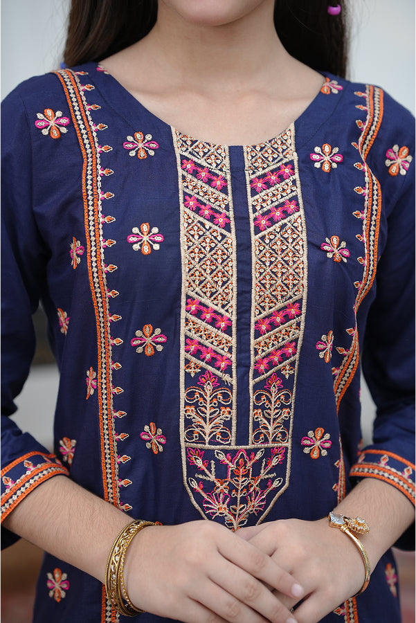 Indigo Bloom Set (Navy Blue)