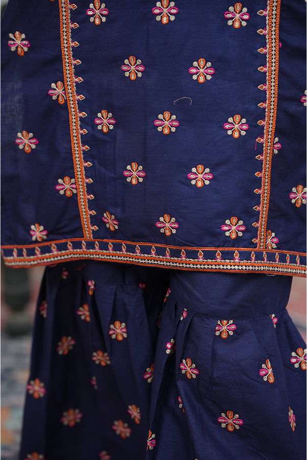 Indigo Bloom Set (Navy Blue)