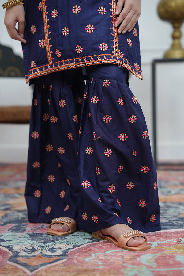 Indigo Bloom Set (Navy Blue)