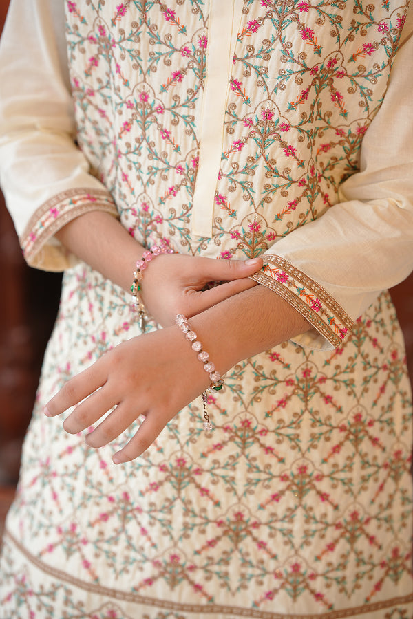 Ivory Blossom Suit (Off-White)