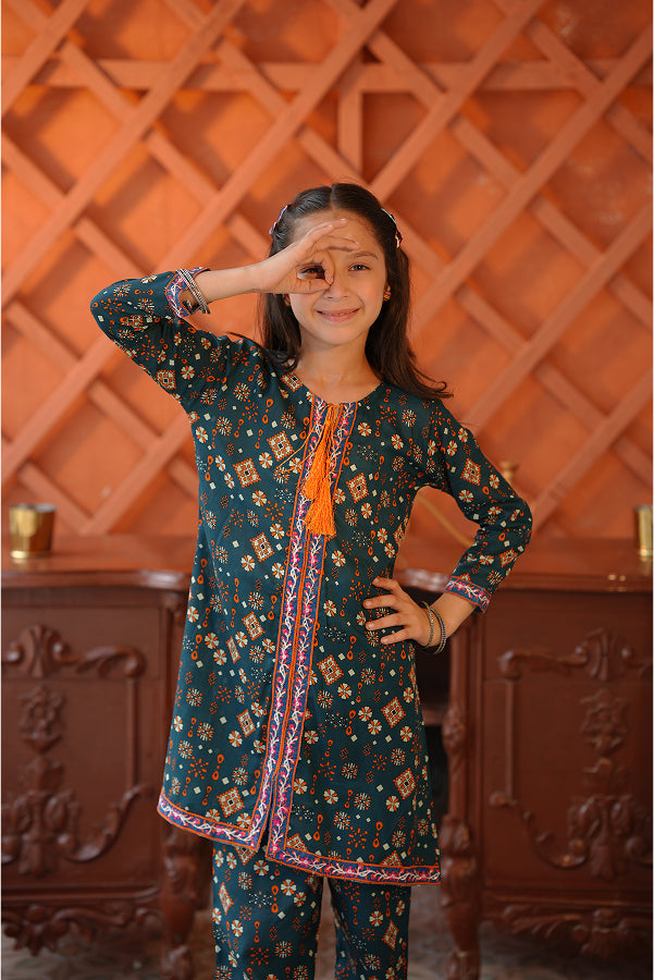 Peacock Dori Set (Teal Print)