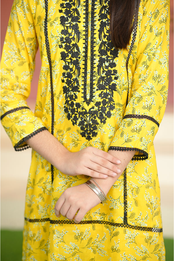 Sunflower Sunshine Sharara (Sunny Yellow)